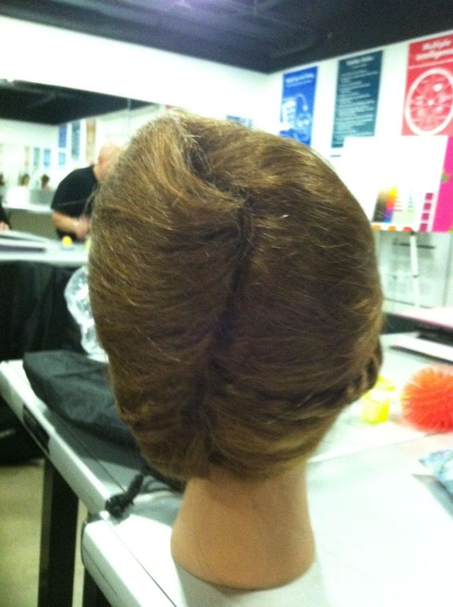 my first updo