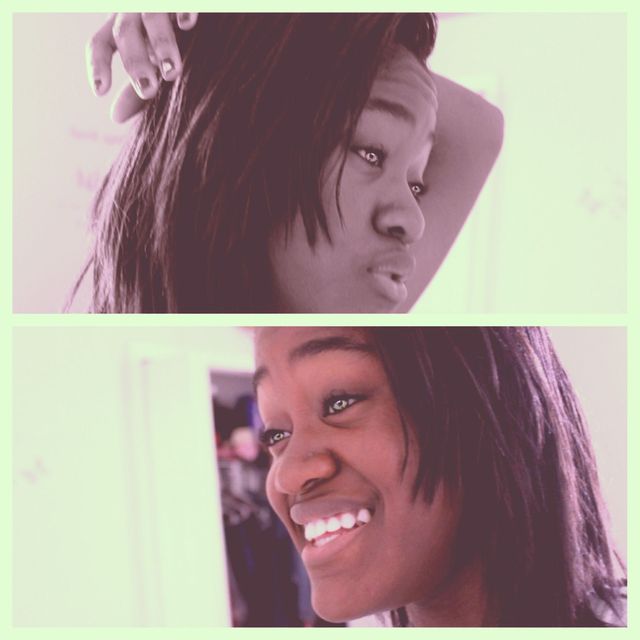 my hair . 