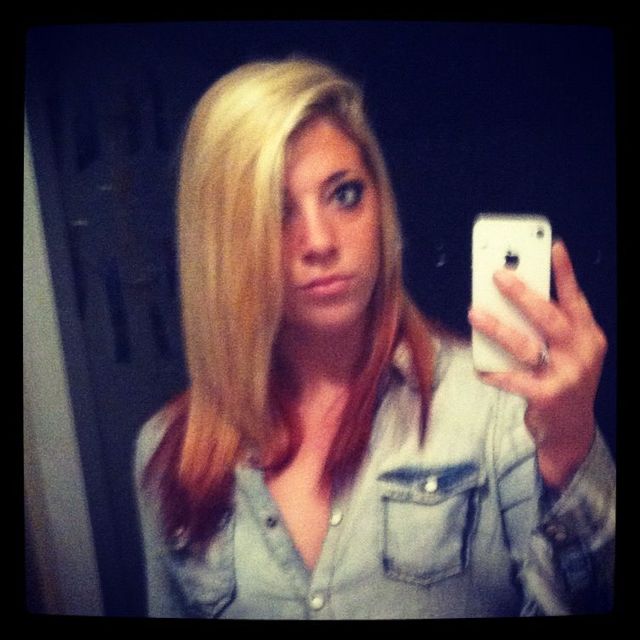 my hair - ombré. 