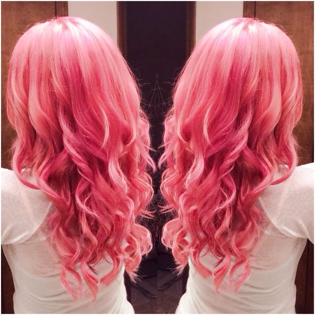 my new pink hair
