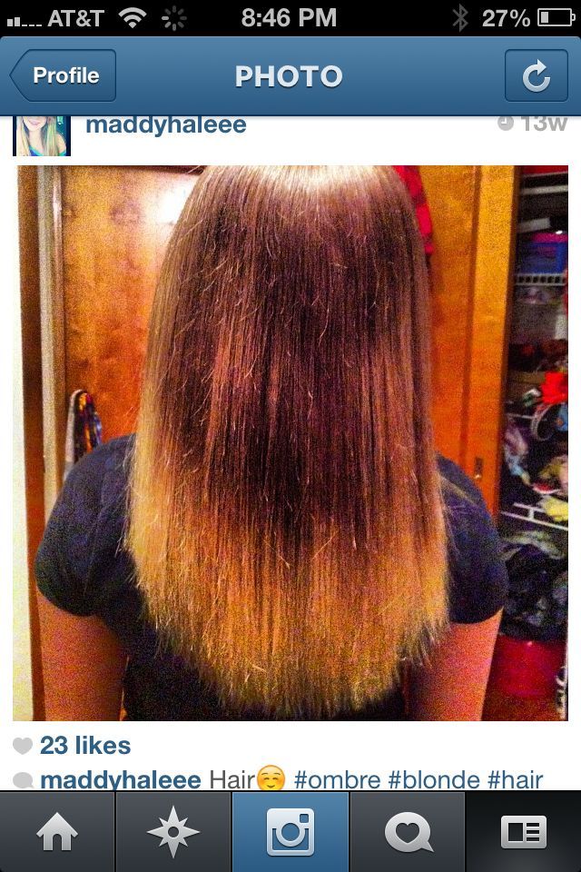 my ombré 