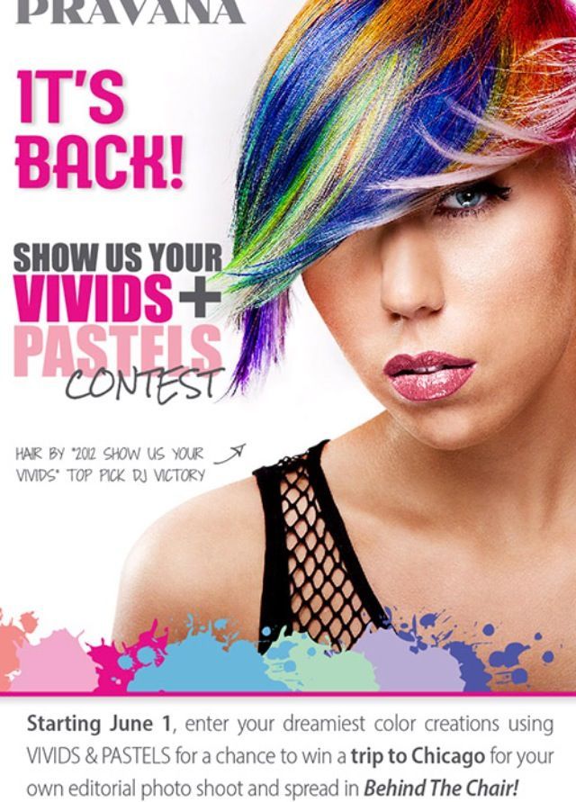 my photo promoting Pravana 