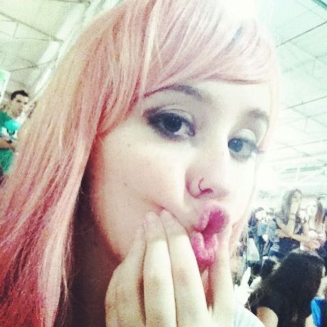 my pink hair