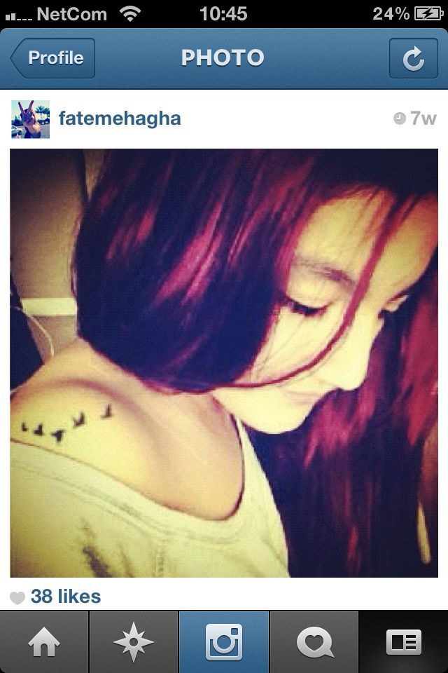 my red hair! 
