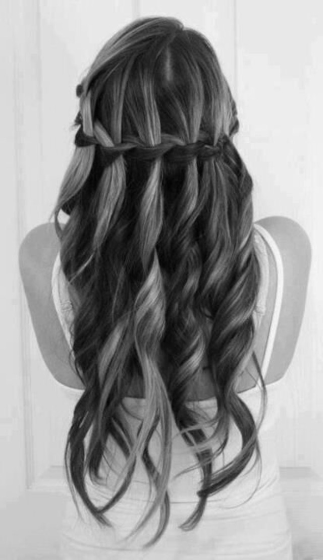 my waterfall  braid