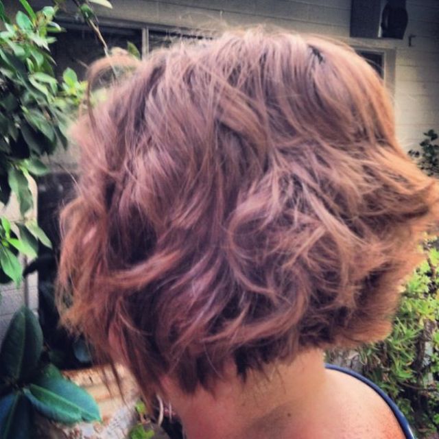 natural curl bob