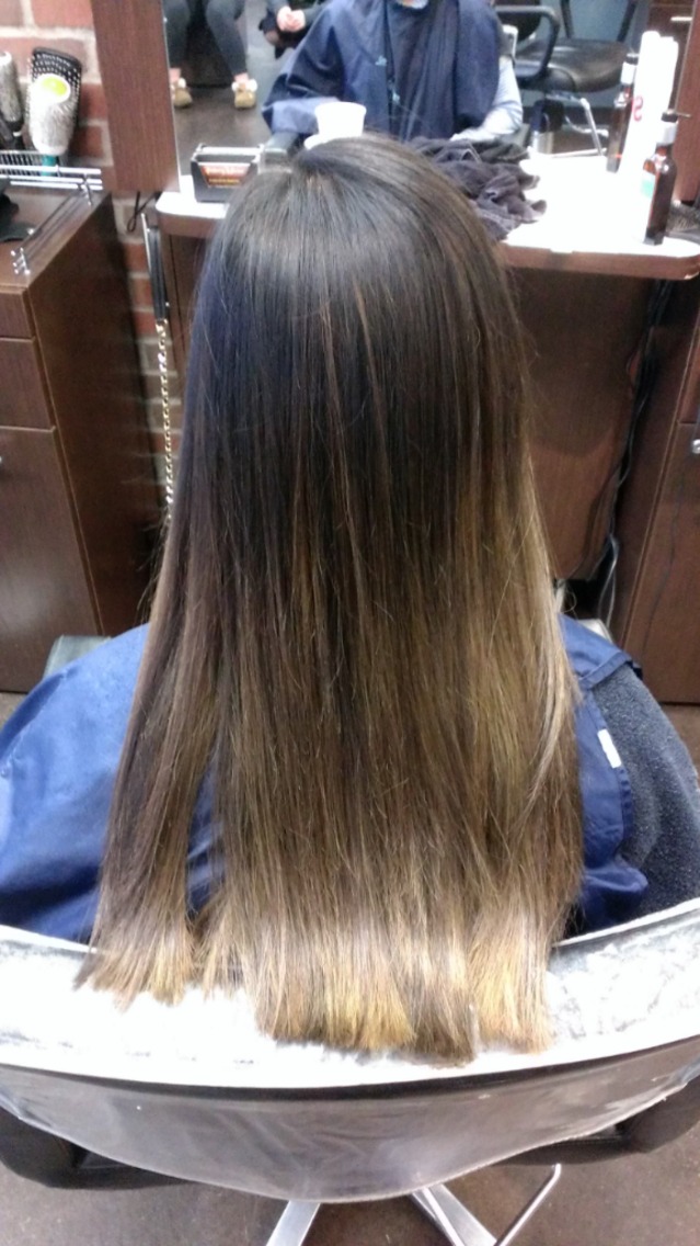 natural melted highlights