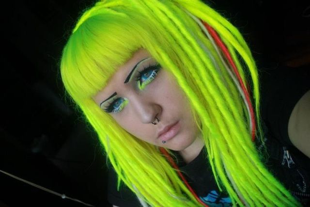neon dreads 