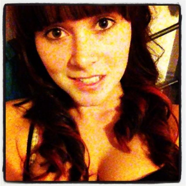 new hair red purple curls bangs 