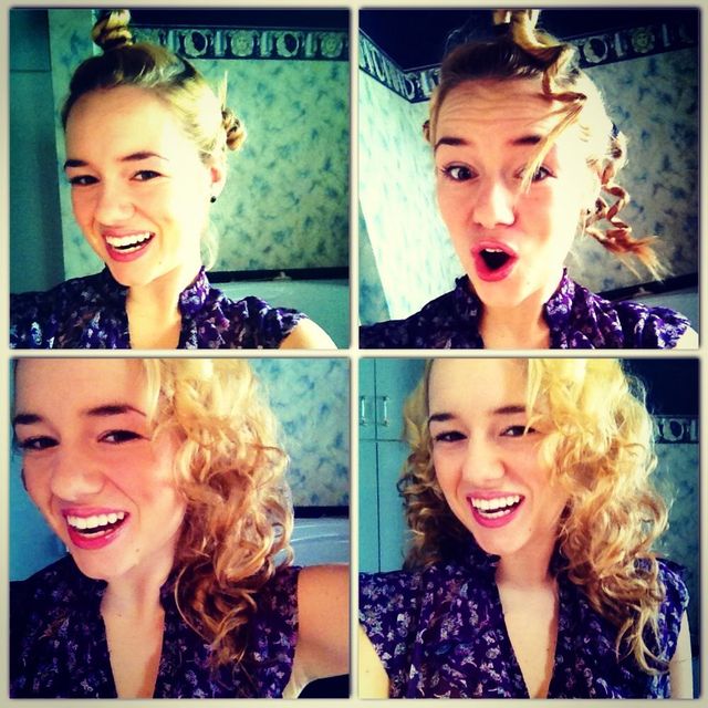 no heat curls