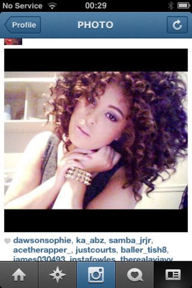 not as big fro! curls 