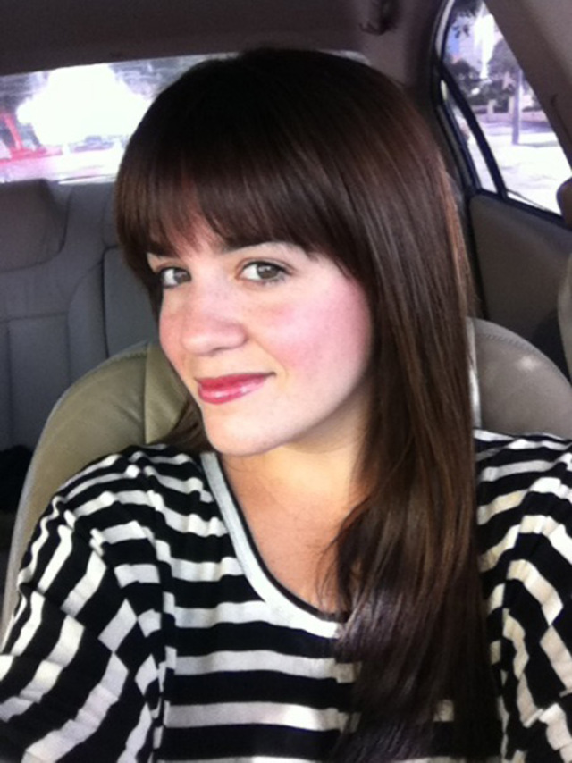 Get Bangs to frame your beautiful face..