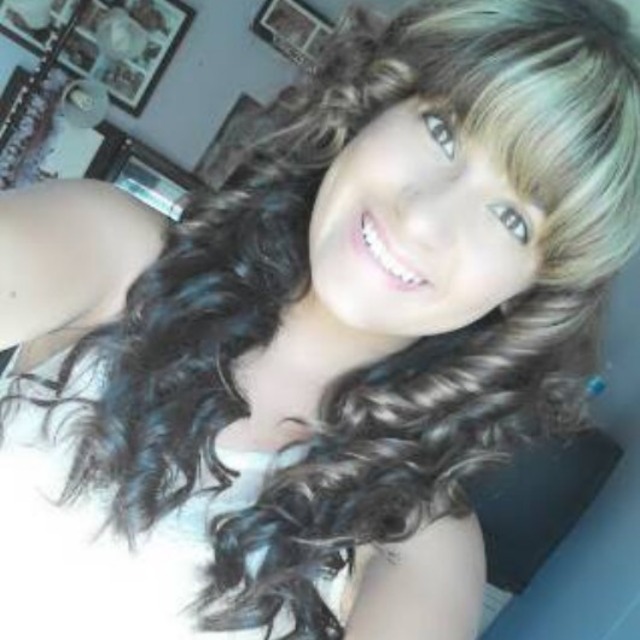 old picture; blonde