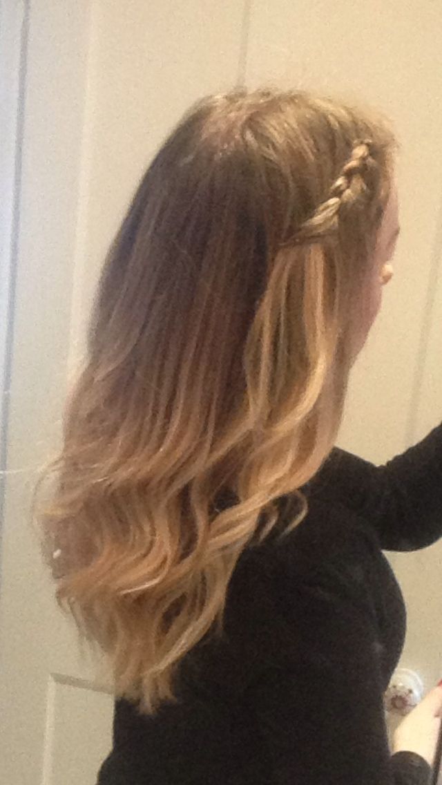 ombré and plait