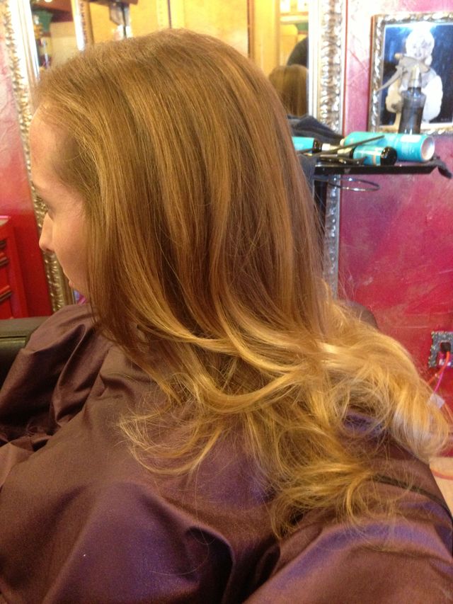 ombré blonde