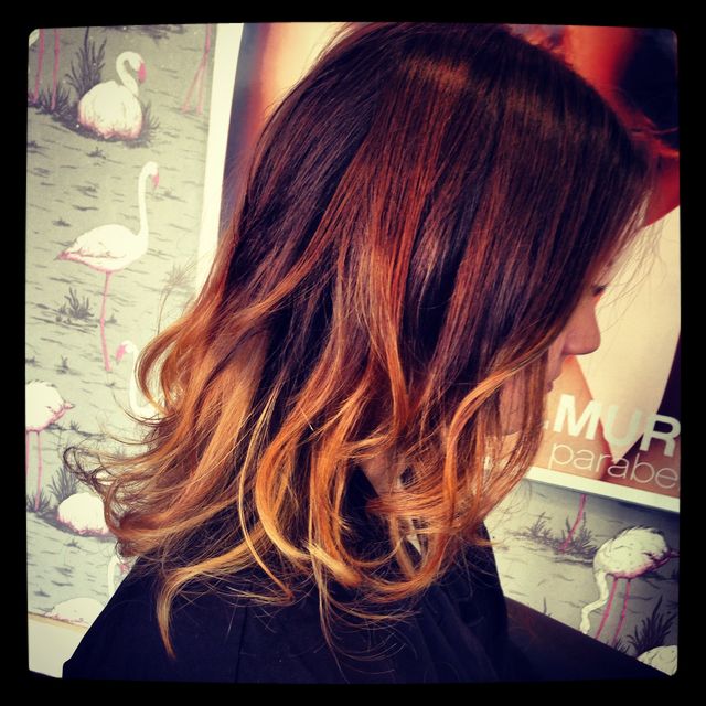 ombré curls 