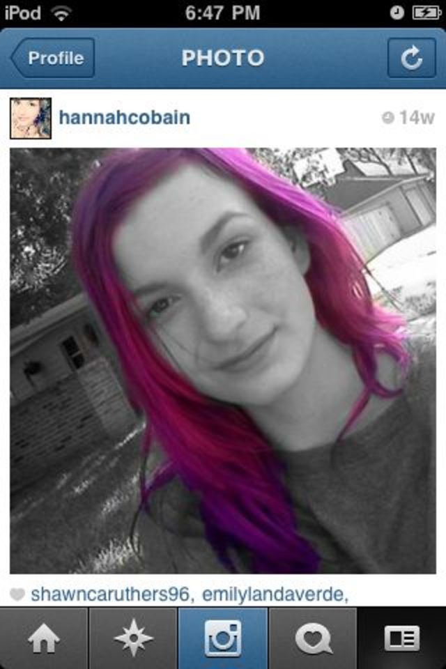 ombré hair. 