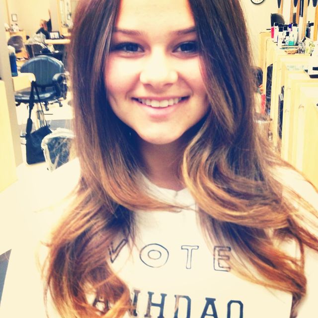 ombré hair color 