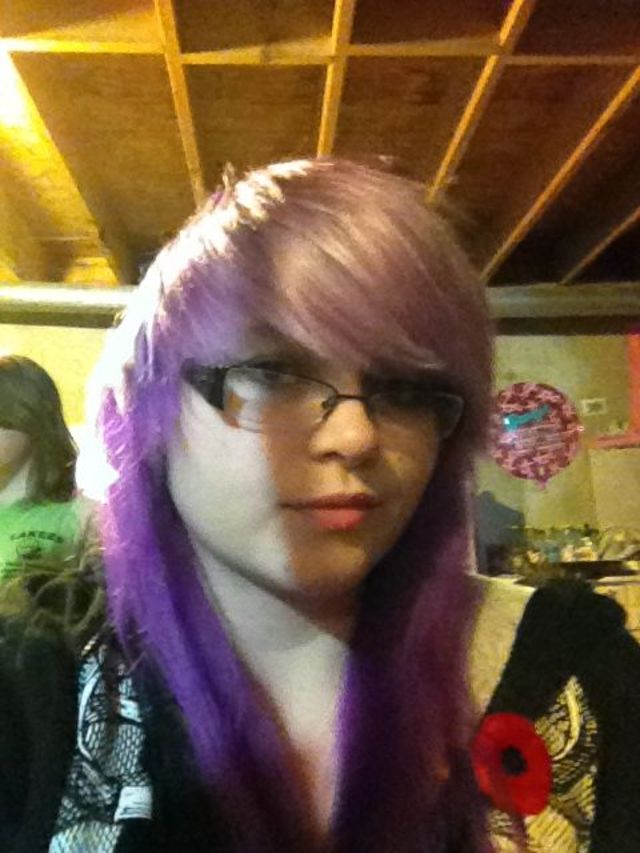 ombre Lilac to deep Violet