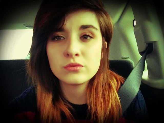 ombre brown red blonde hair!