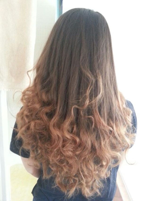 ombre curles
