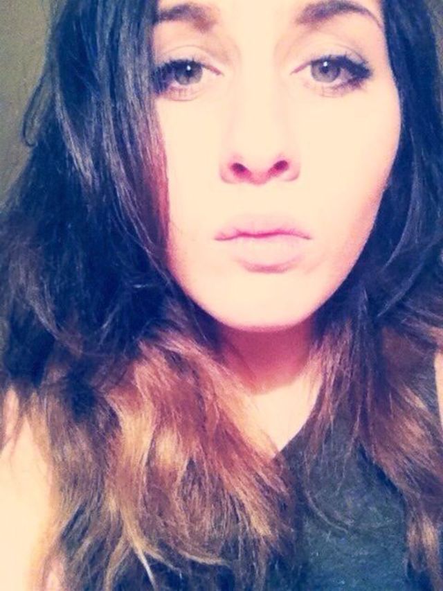 ombre messy hair