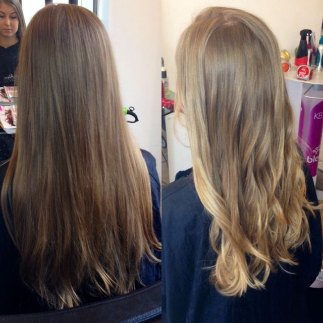 ombre on virgin hair using Keune Ultimate blonde 