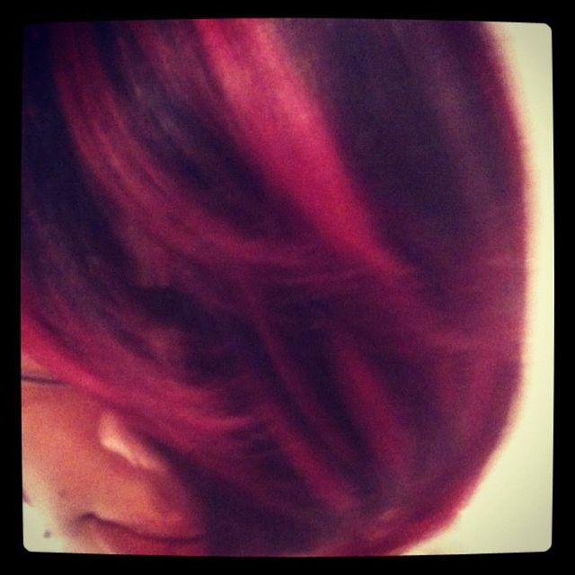 ombre pink hair