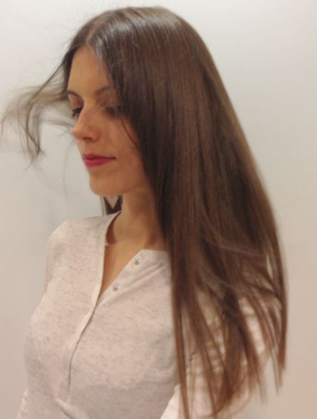 one Length long hair www.behnazazargamCom  