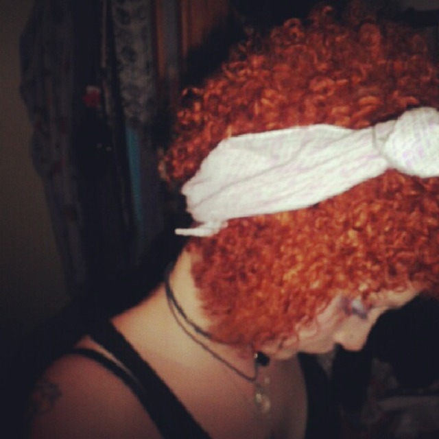 orange afro