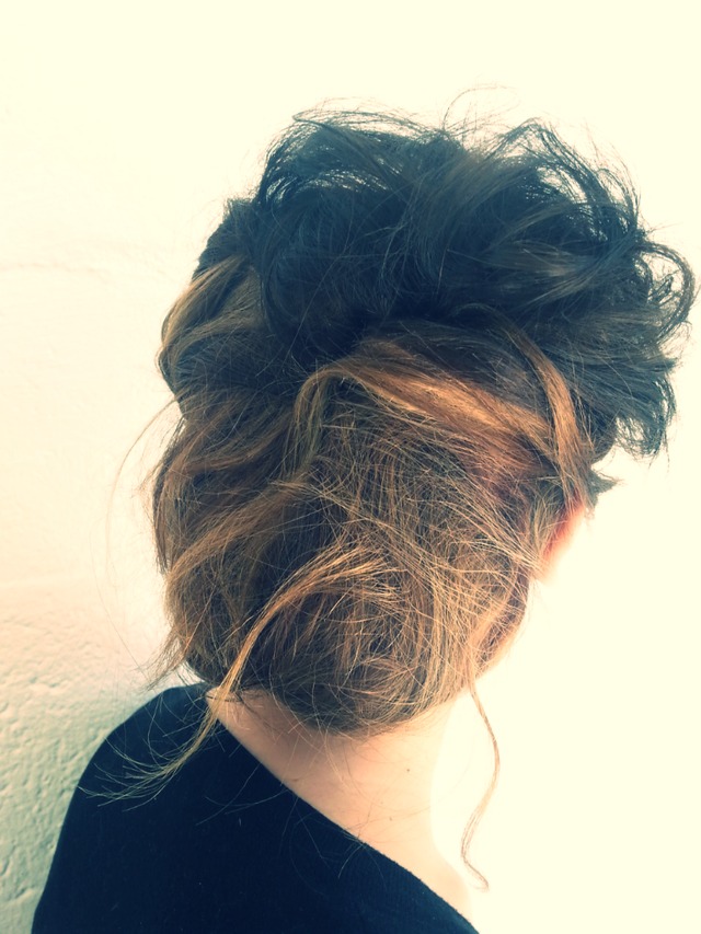 organic updo