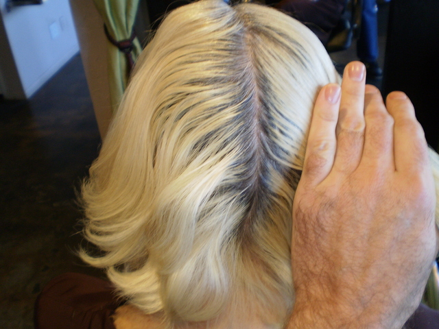 B4 shot ...before the bleach and toner