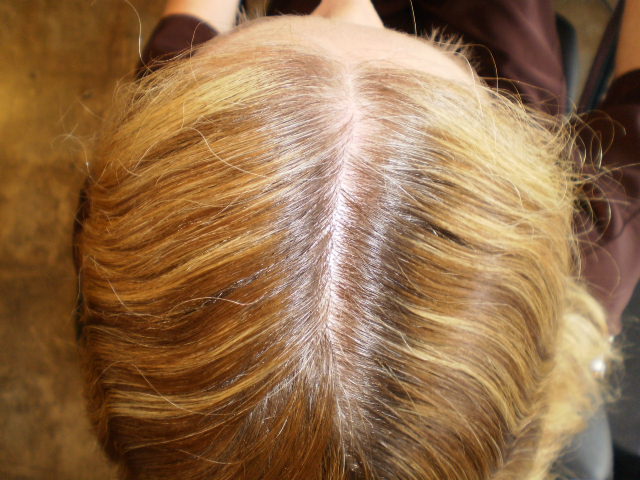 top of head b4 color/highlights