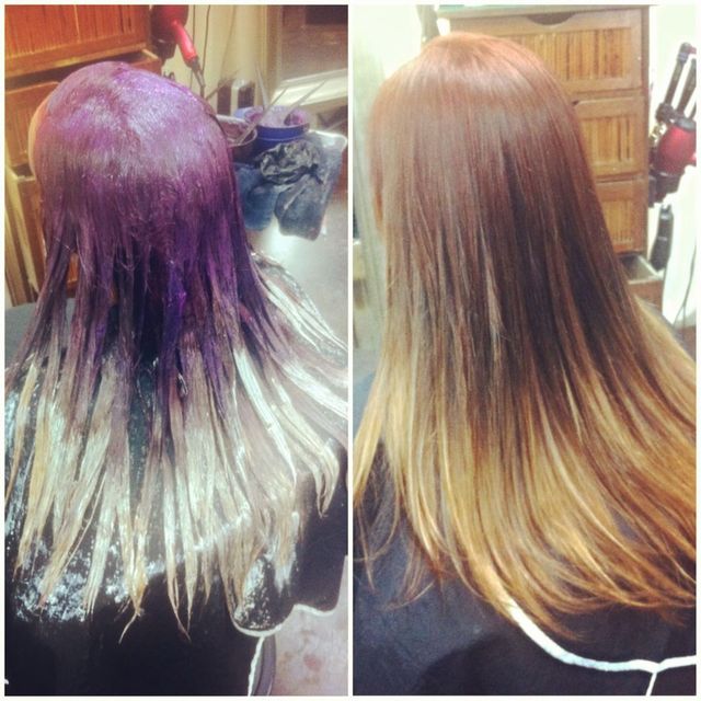 painted ombré