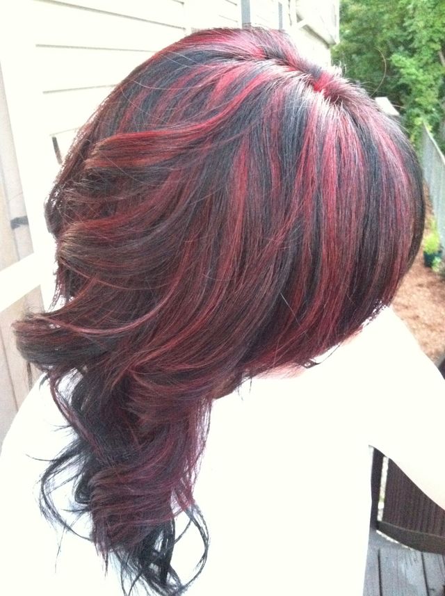 partial red highlights