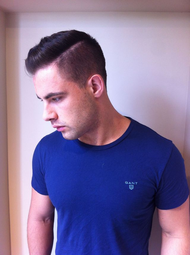 permanent side part by Ky'cut Wilson  