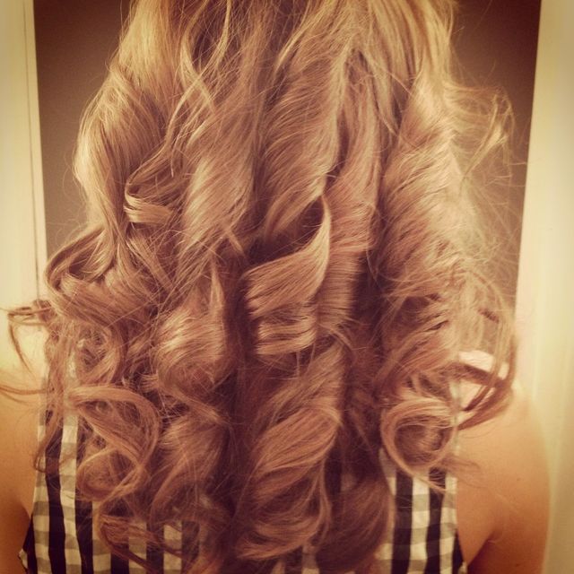 pin curls 