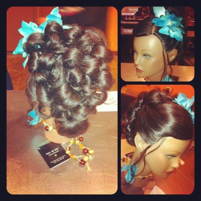 pin-up curls
