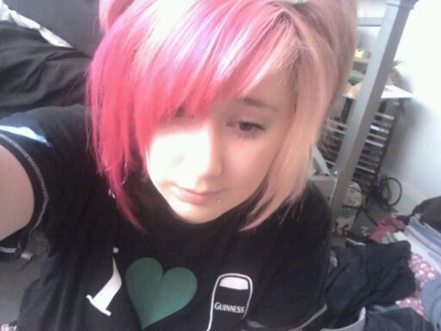 pink and blonde