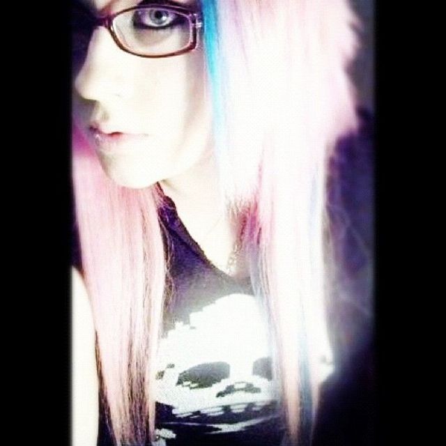 pink and blue