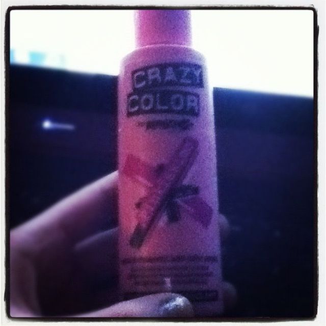 pink dye!