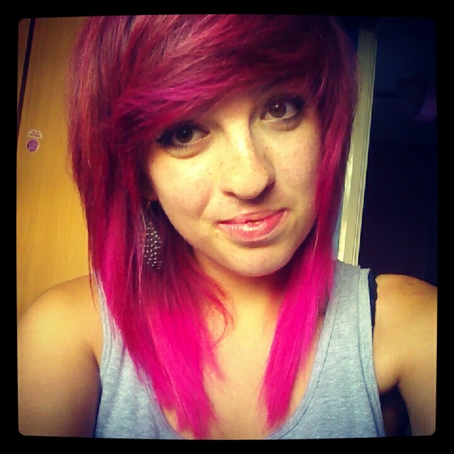 pink hair