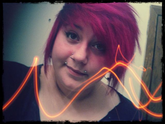 pink hair