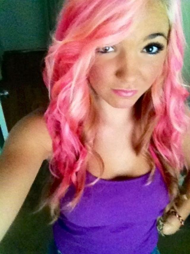 pink hair
