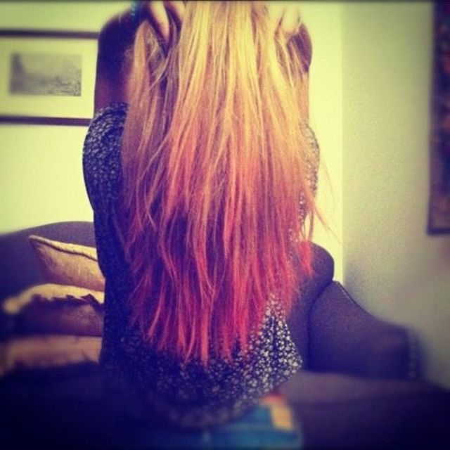 pink hair
