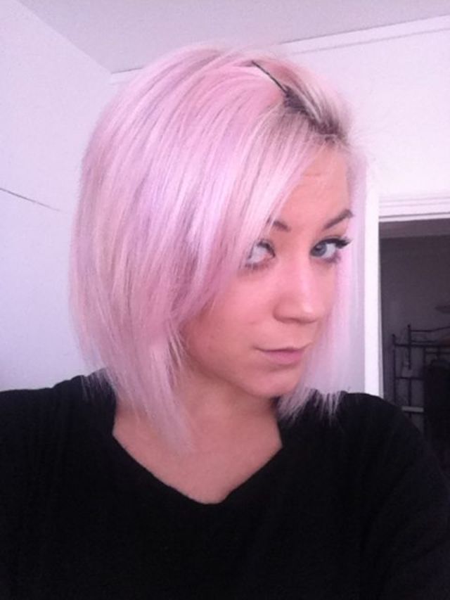pink hair
