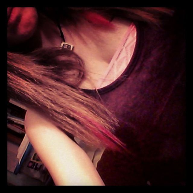 pink hair
