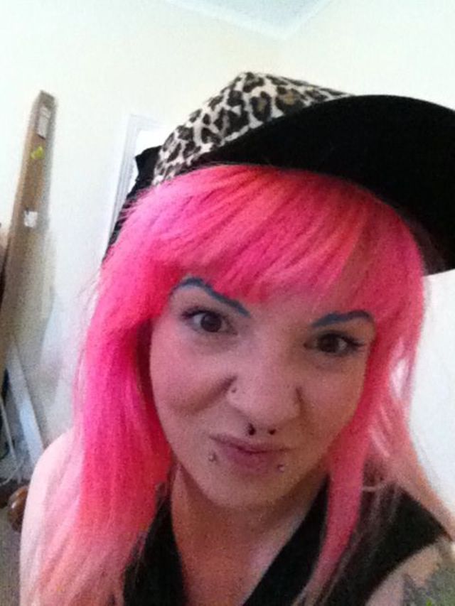 pink hair