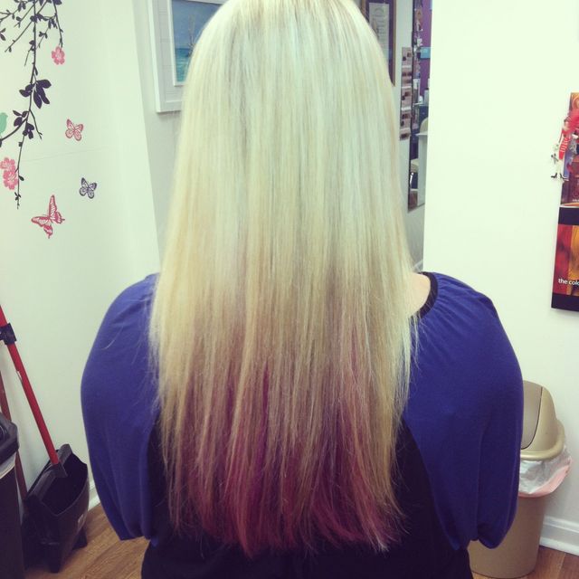 pink ombré 