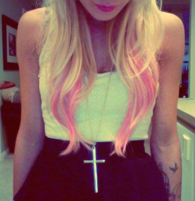 pink ombre 